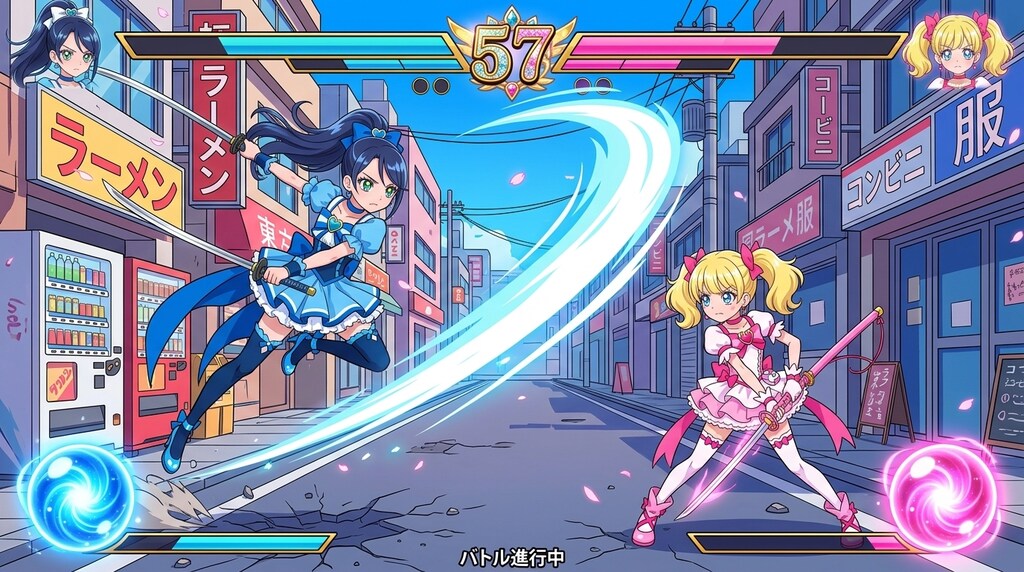 魔法少女☆マジガル☆カタナ☆de☆バトル