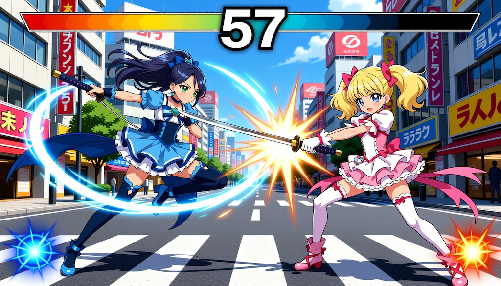 魔法少女☆マジガル☆カタナ☆de☆バトル