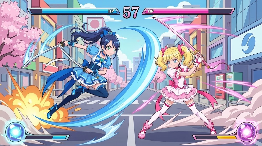 魔法少女☆マジガル☆カタナ☆de☆バトル