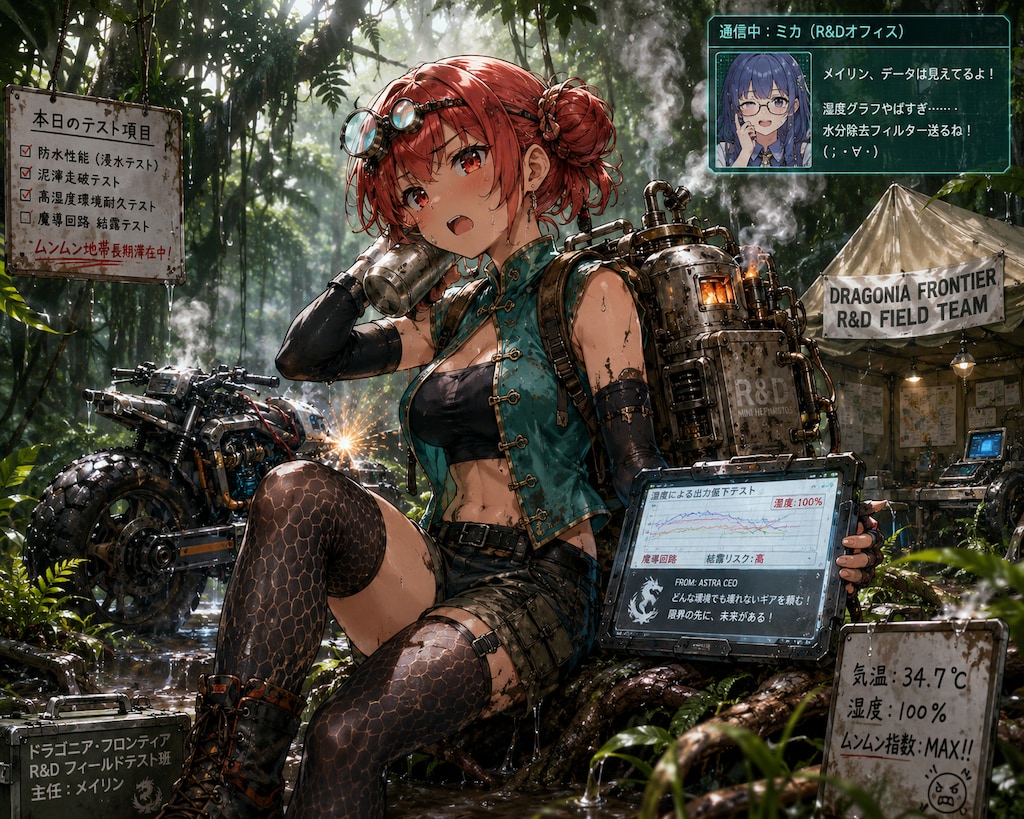 🔧 ドラゴニア・フロンティア R&Dフィールドテスト主任：メイリン