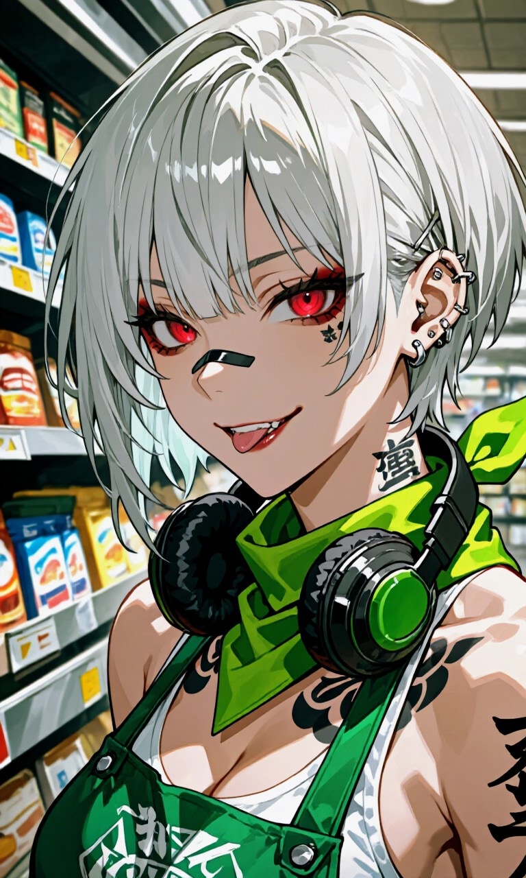 ど〜も〜♪スーパーちちぷいの店長でーす✨ | の人気AIイラスト・グラビア