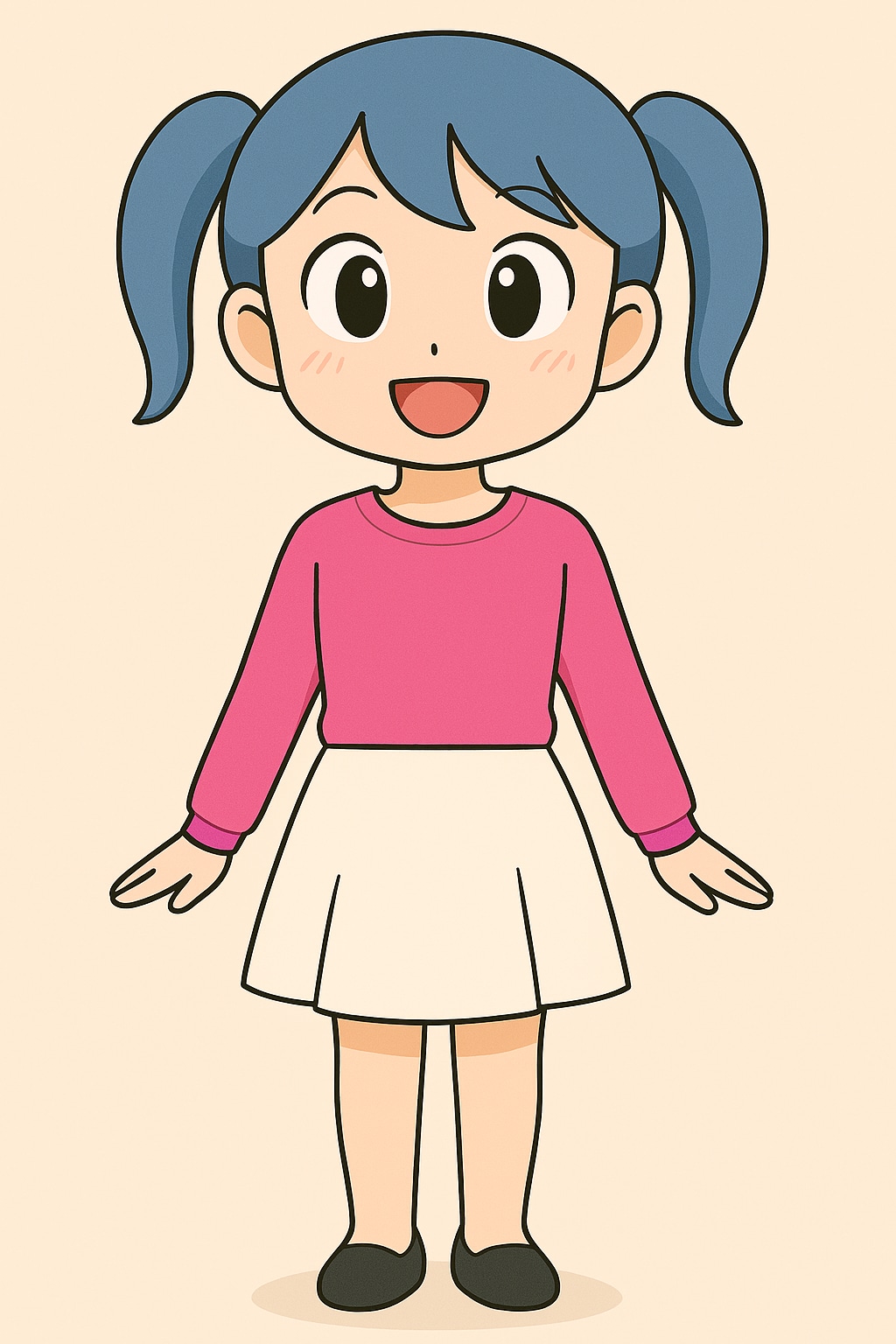 ツインテール少女