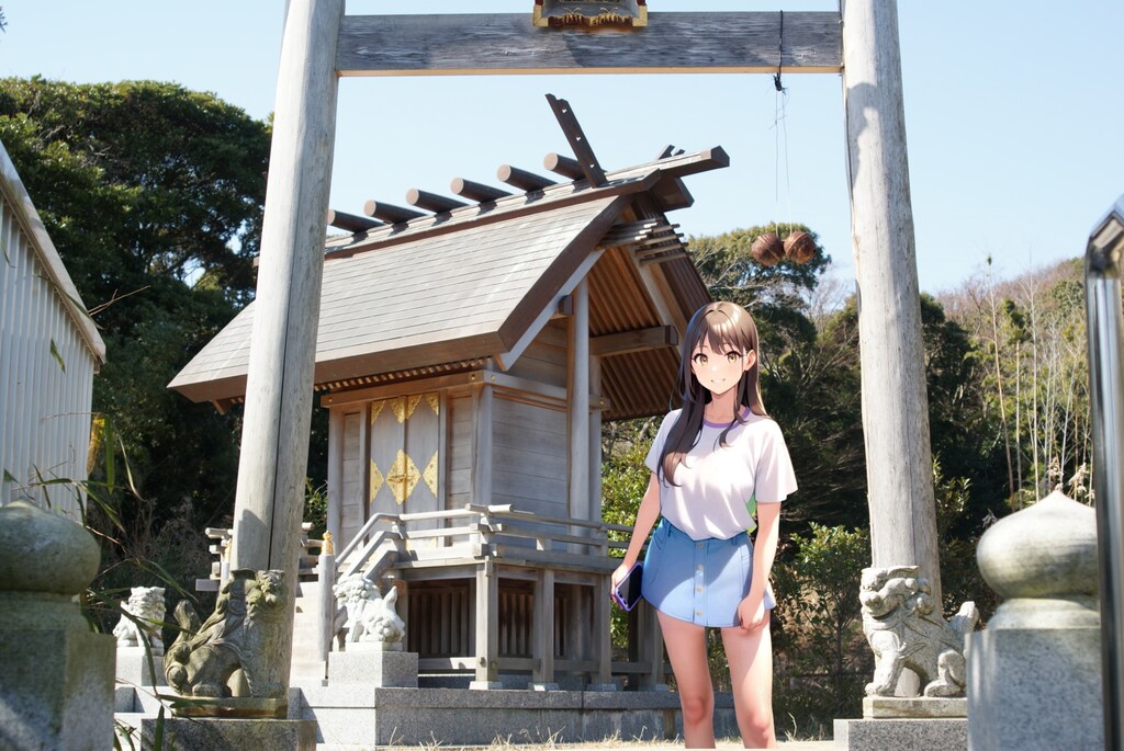 天空の神社ってほどではないが。