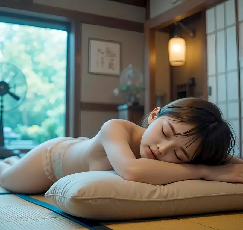 お昼寝の君
