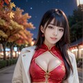 チャイナドレスの美女 4枚目