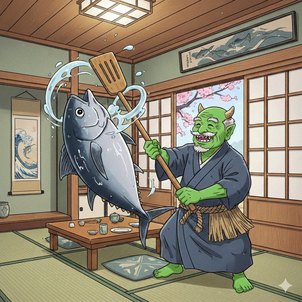 【妖怪】鮪返し