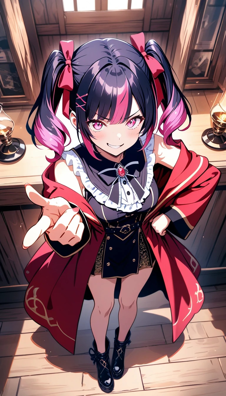 異世界DAYS『ねぇ新人君！　ちょっとあたしに付き合ってよ！!』＆『早く行こ！　そうそう、あたしは魔術士のヒバナね！！』 | の人気AIイラスト・グラビア