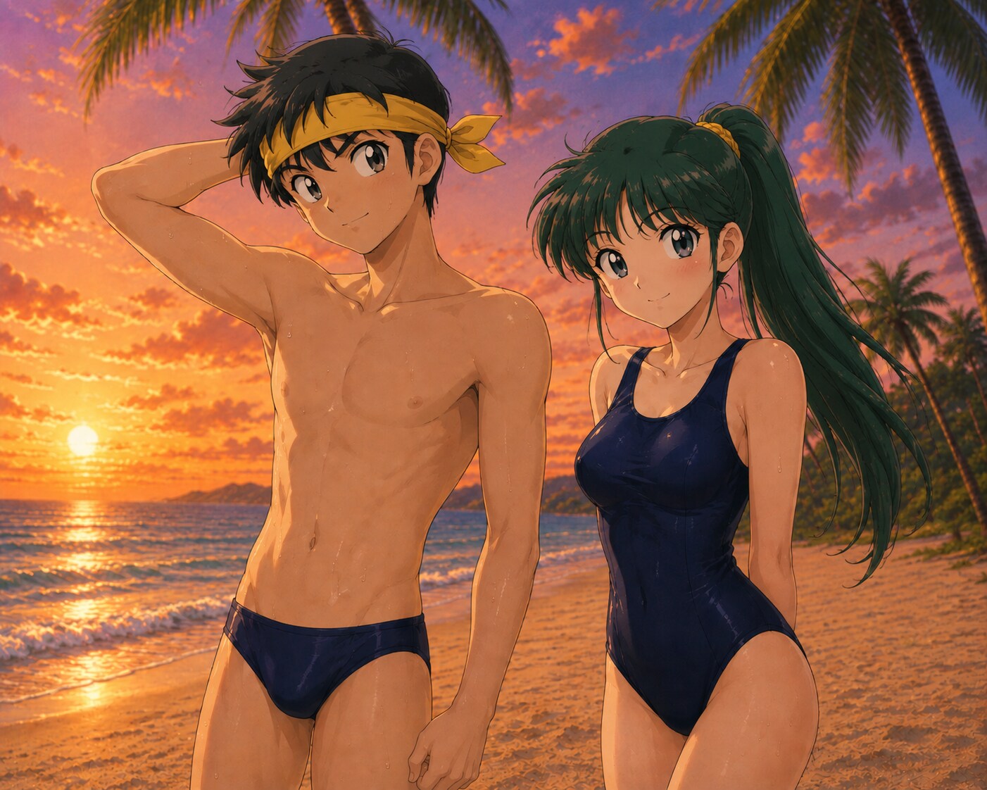 スク水夫婦２
