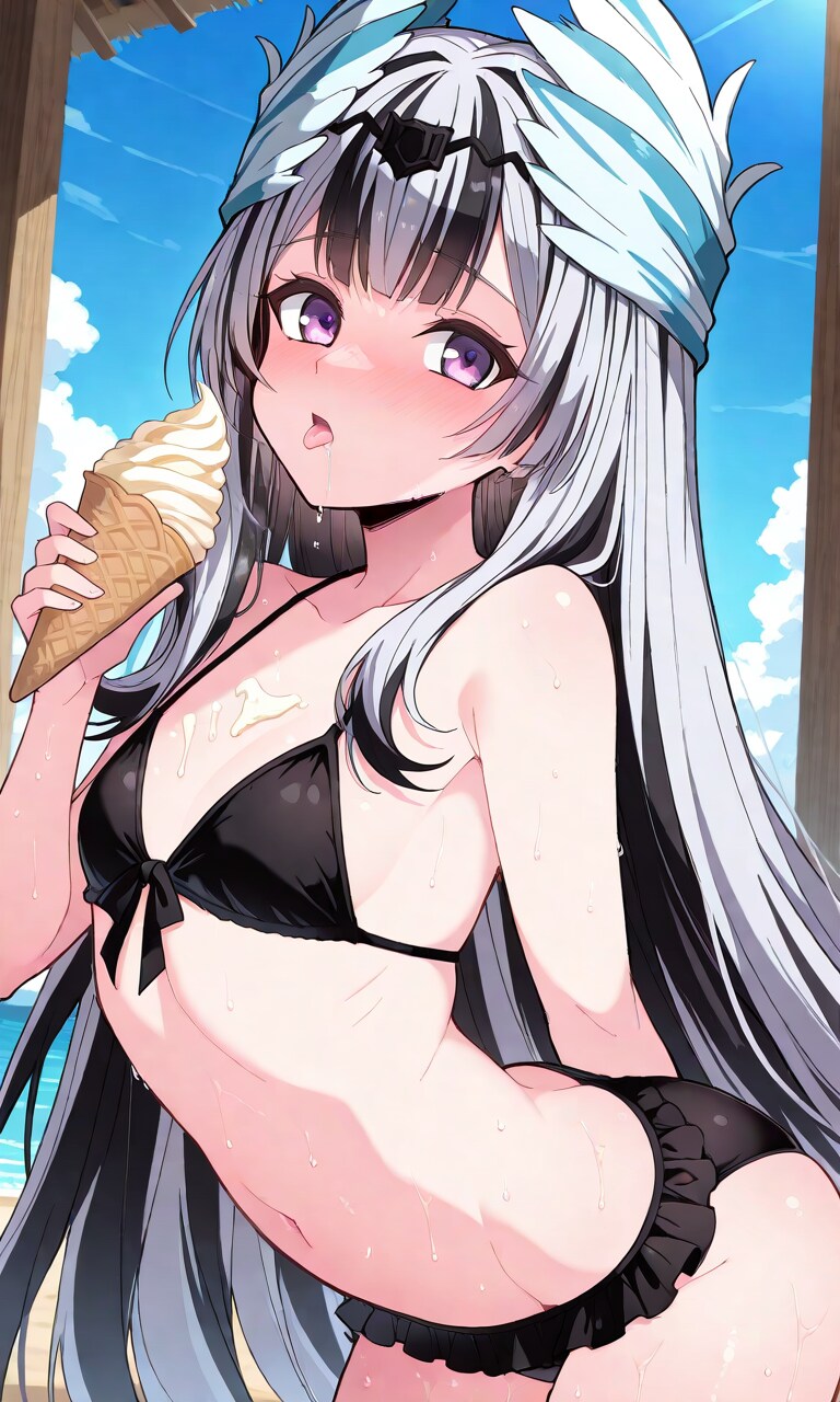 夏と水着と少女