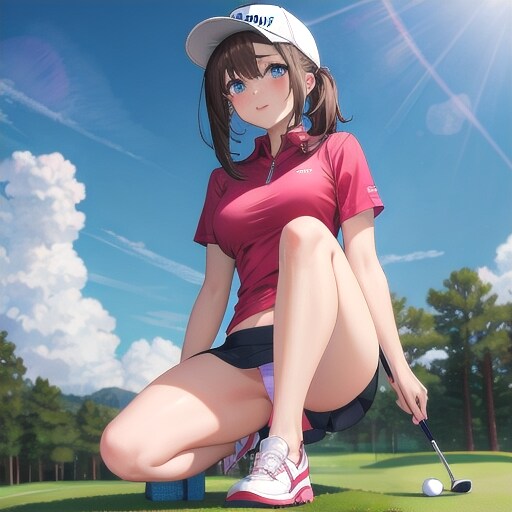 ゴルフ女子１