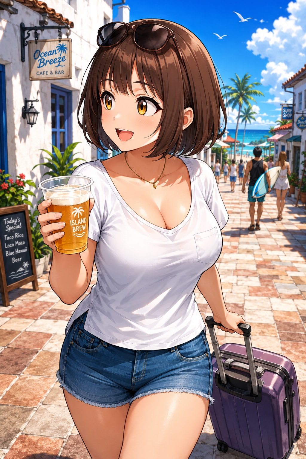 怠惰ちゃんバカンス。