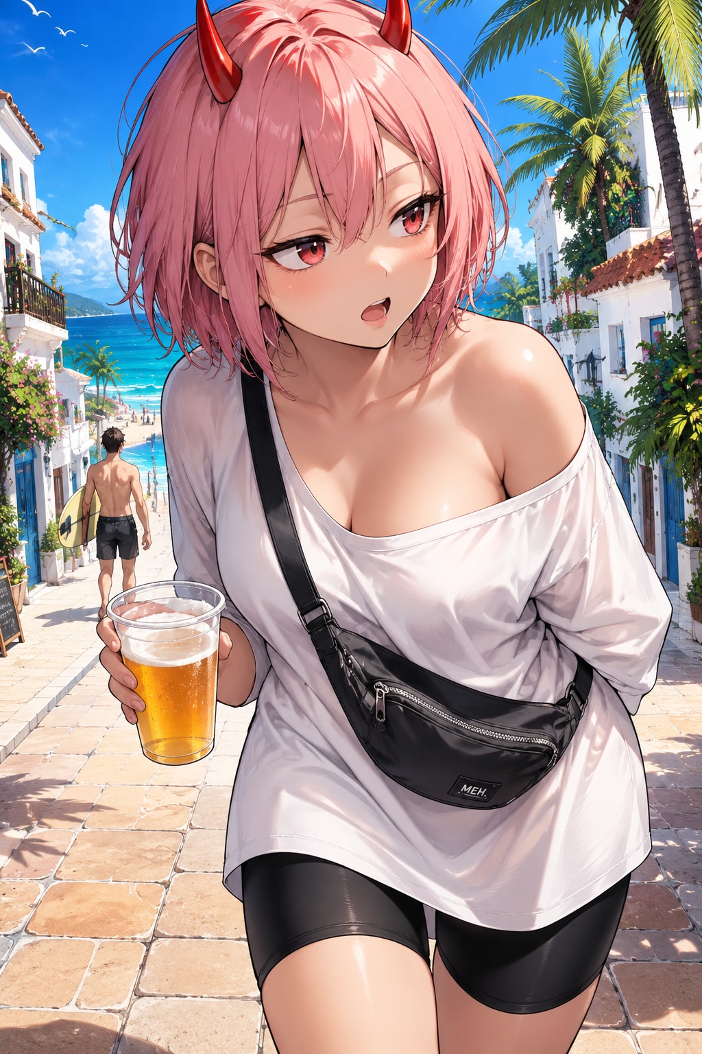怠惰ちゃんバカンス。 | の人気AIイラスト・グラビア