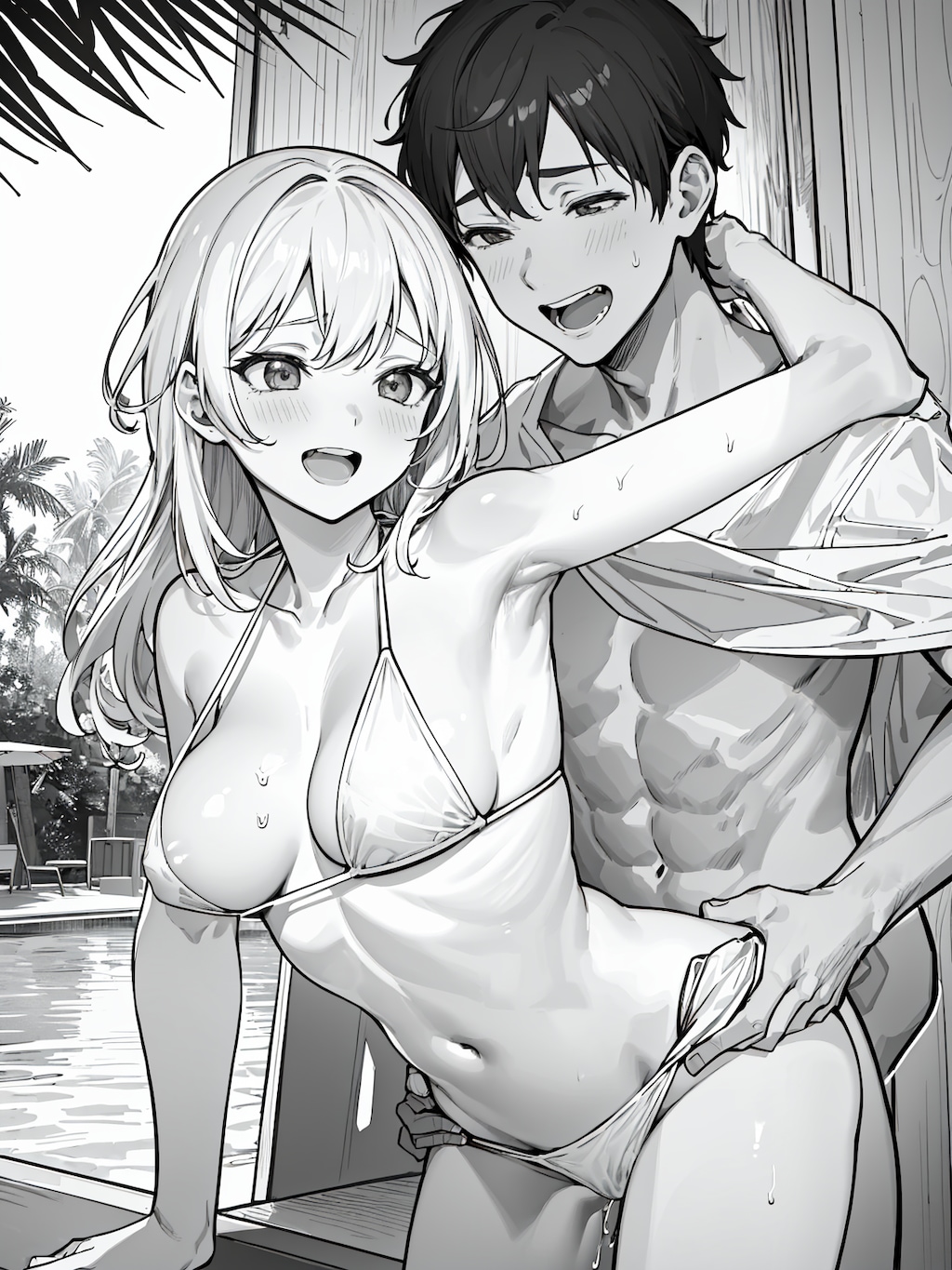 後ろから