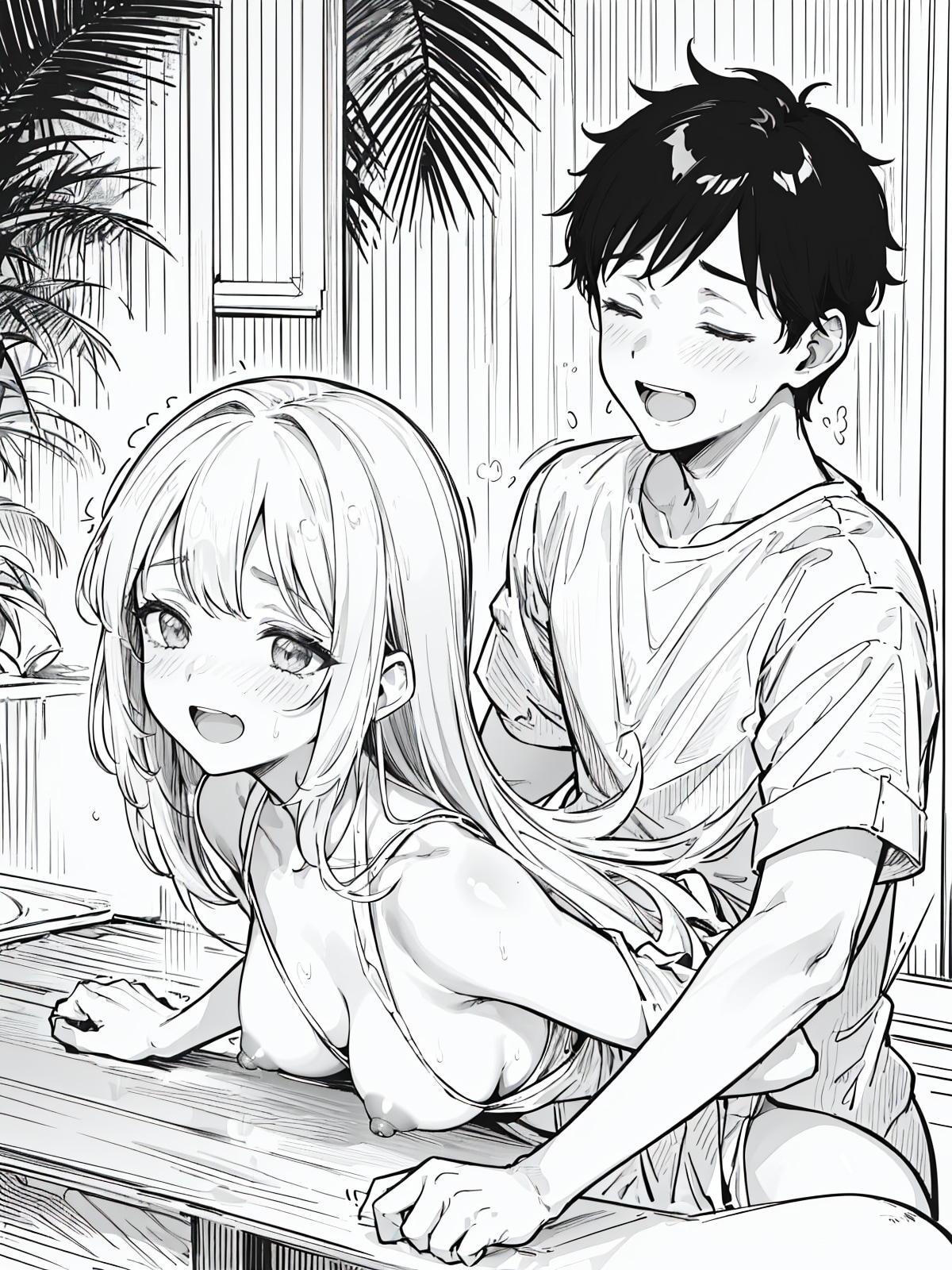 後ろから