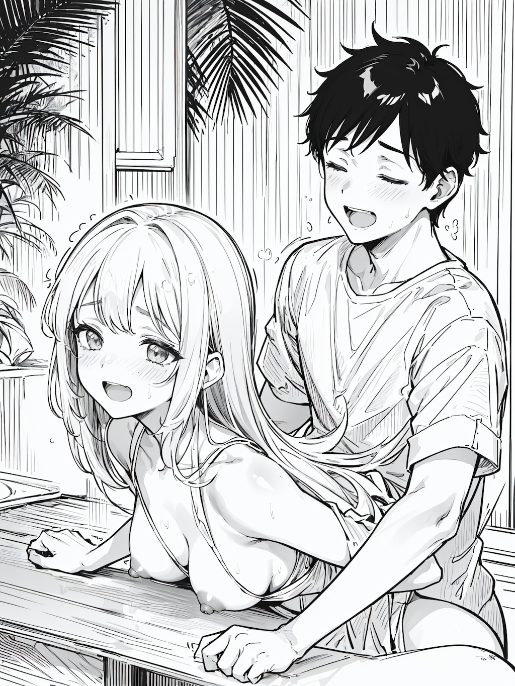 後ろから