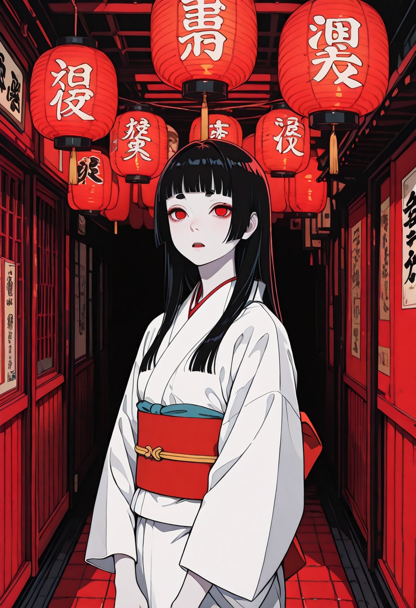 姫カット麻呂眉ぱっつん前髪 | の人気AIイラスト・グラビア