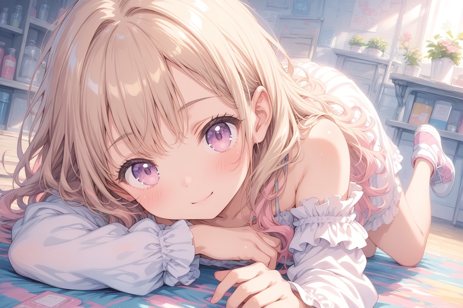 やっと起きた？ | の人気AIイラスト・グラビア