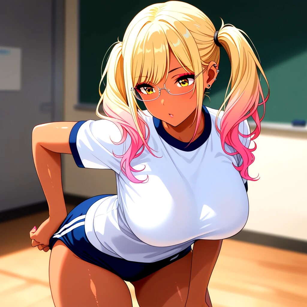 ギャル子　ブルマと眼鏡in seaART
