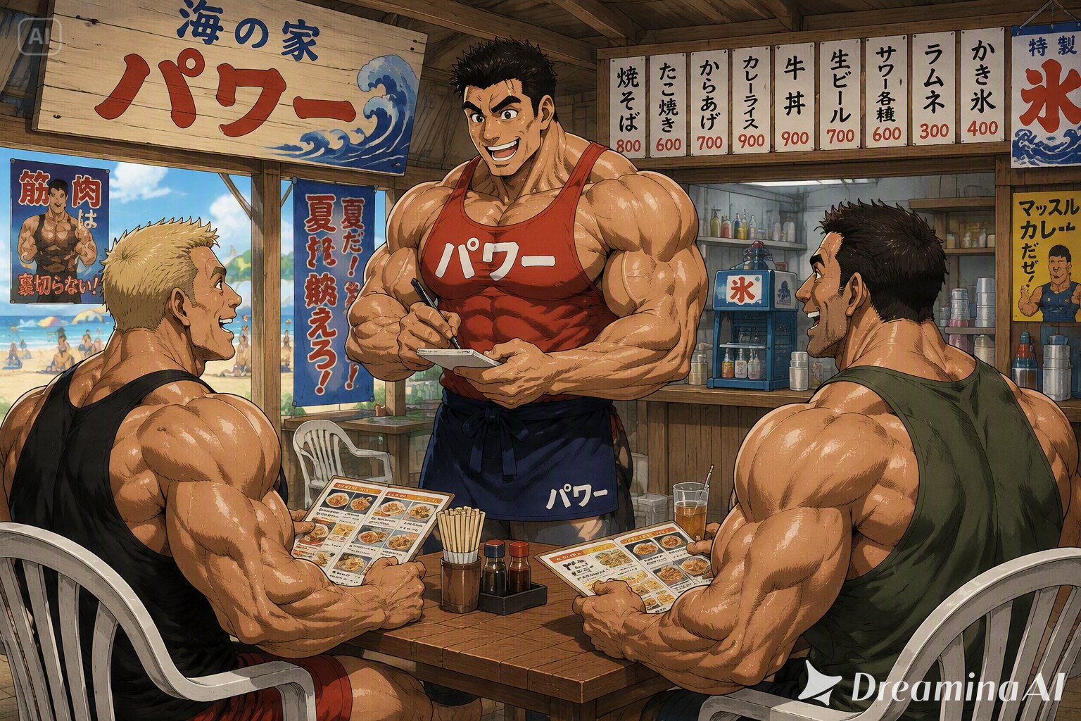 マッスル海の家「パワー」
