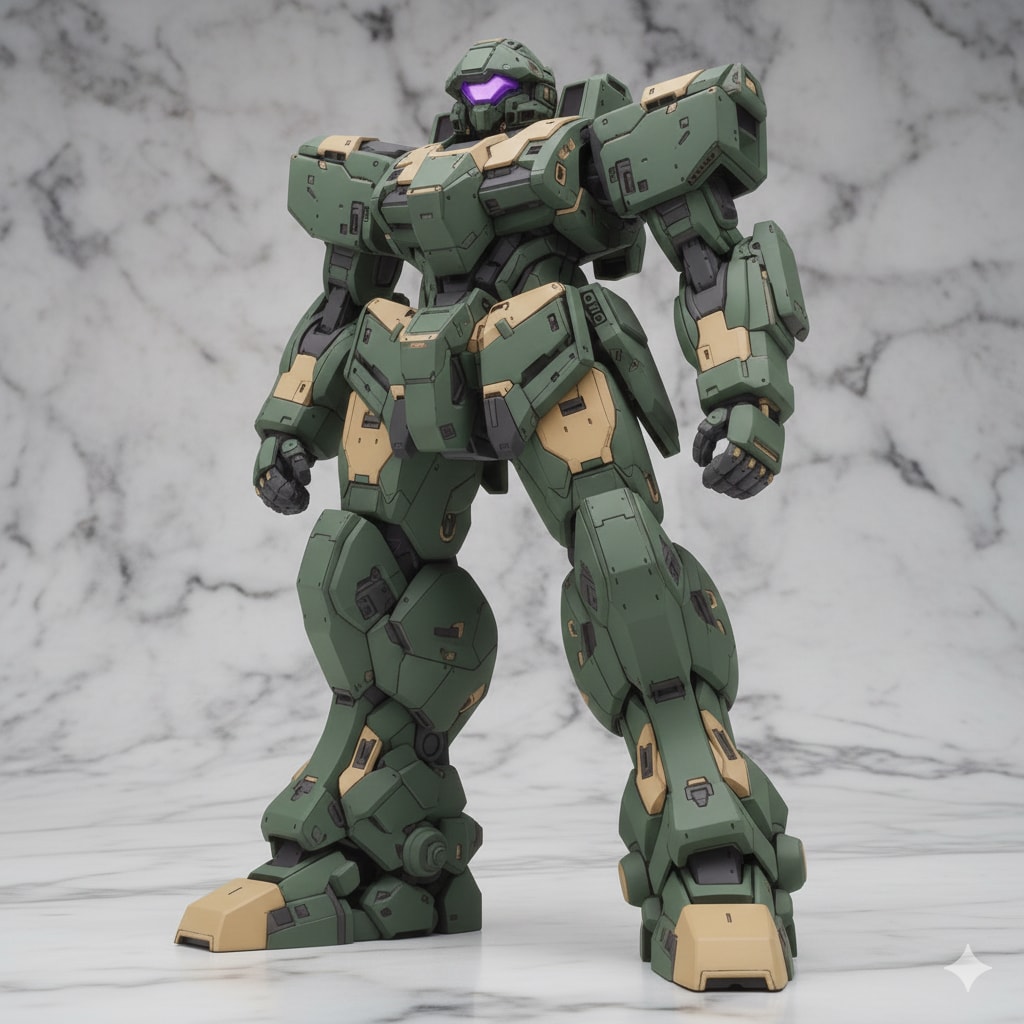 AIガチャ戦機　量産機立ち絵＆フィギア