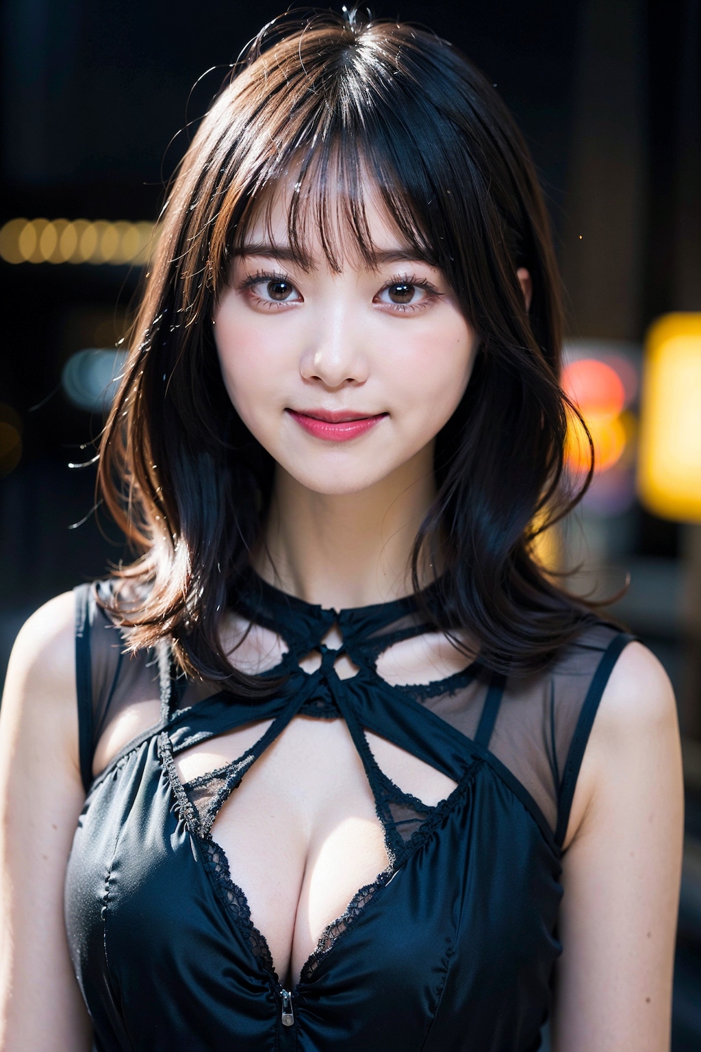 黒ドレス