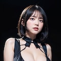 黒ドレス 5枚目