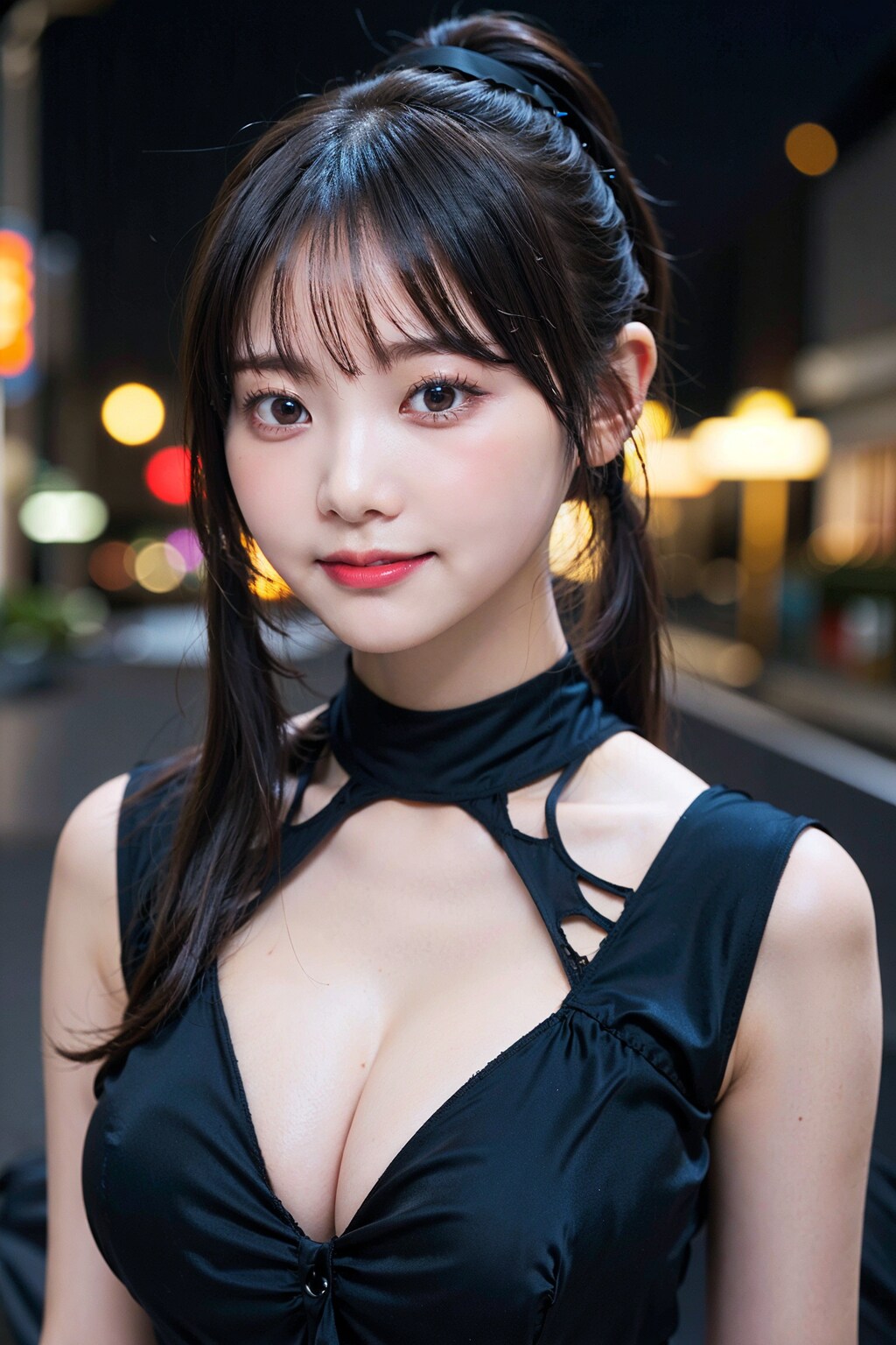 黒ドレス