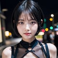 黒ドレス 4枚目