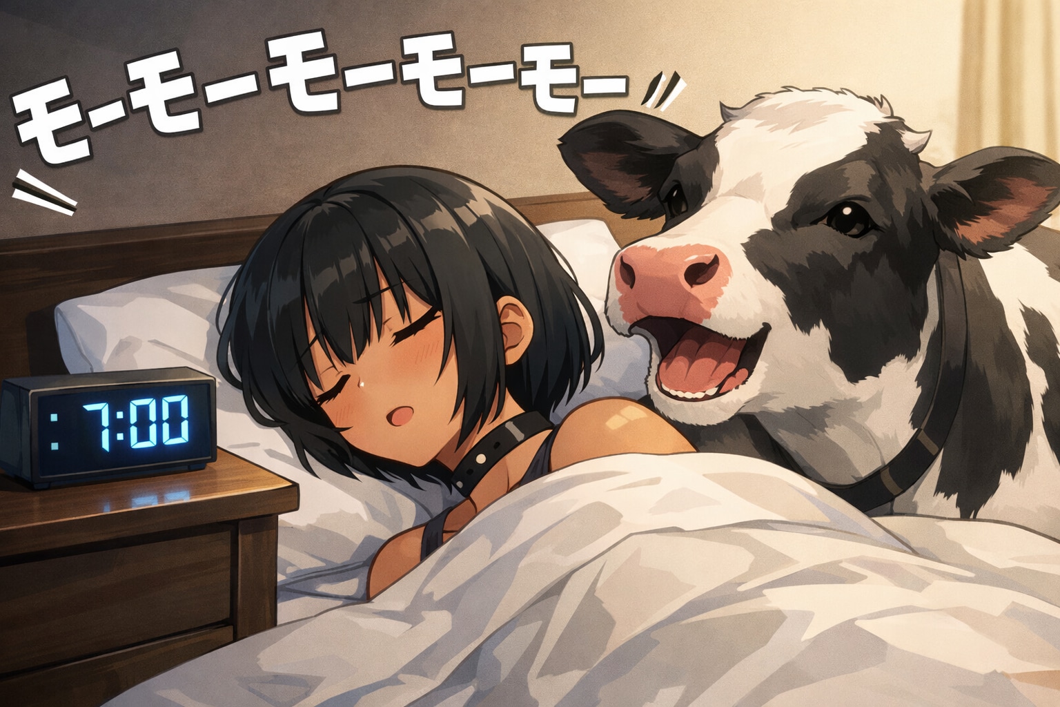 モーニングコール(04/12) | の人気AIイラスト・グラビア