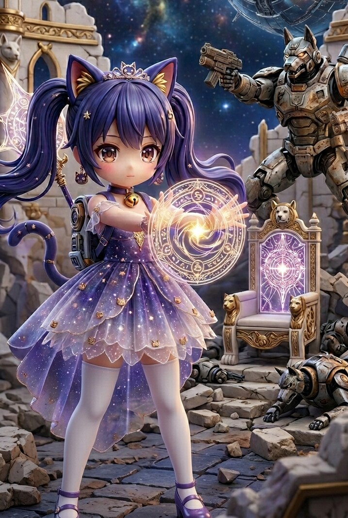 青ツイにゃん。フィギュア | の人気AIイラスト・グラビア