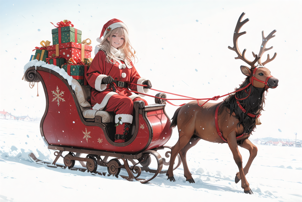 見習いサンタちゃん、地上を往く