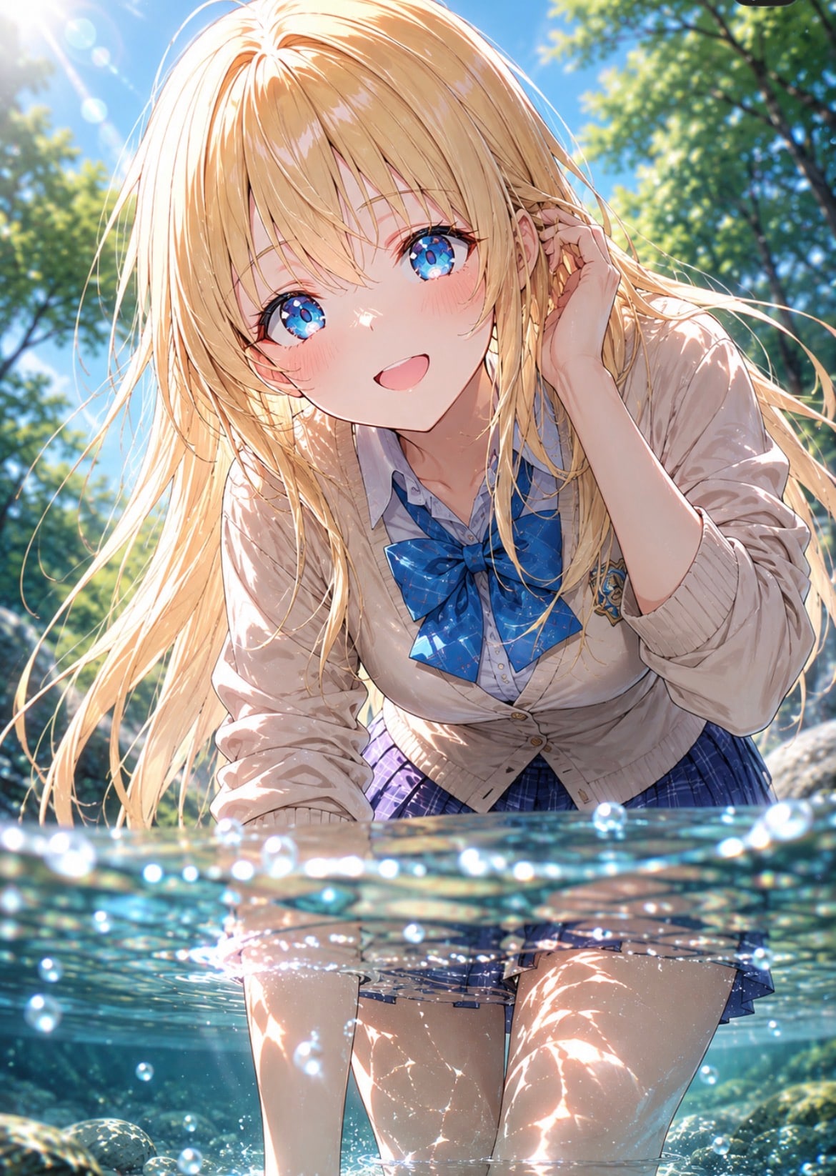 川遊び企画「清らかな水とうちの子」