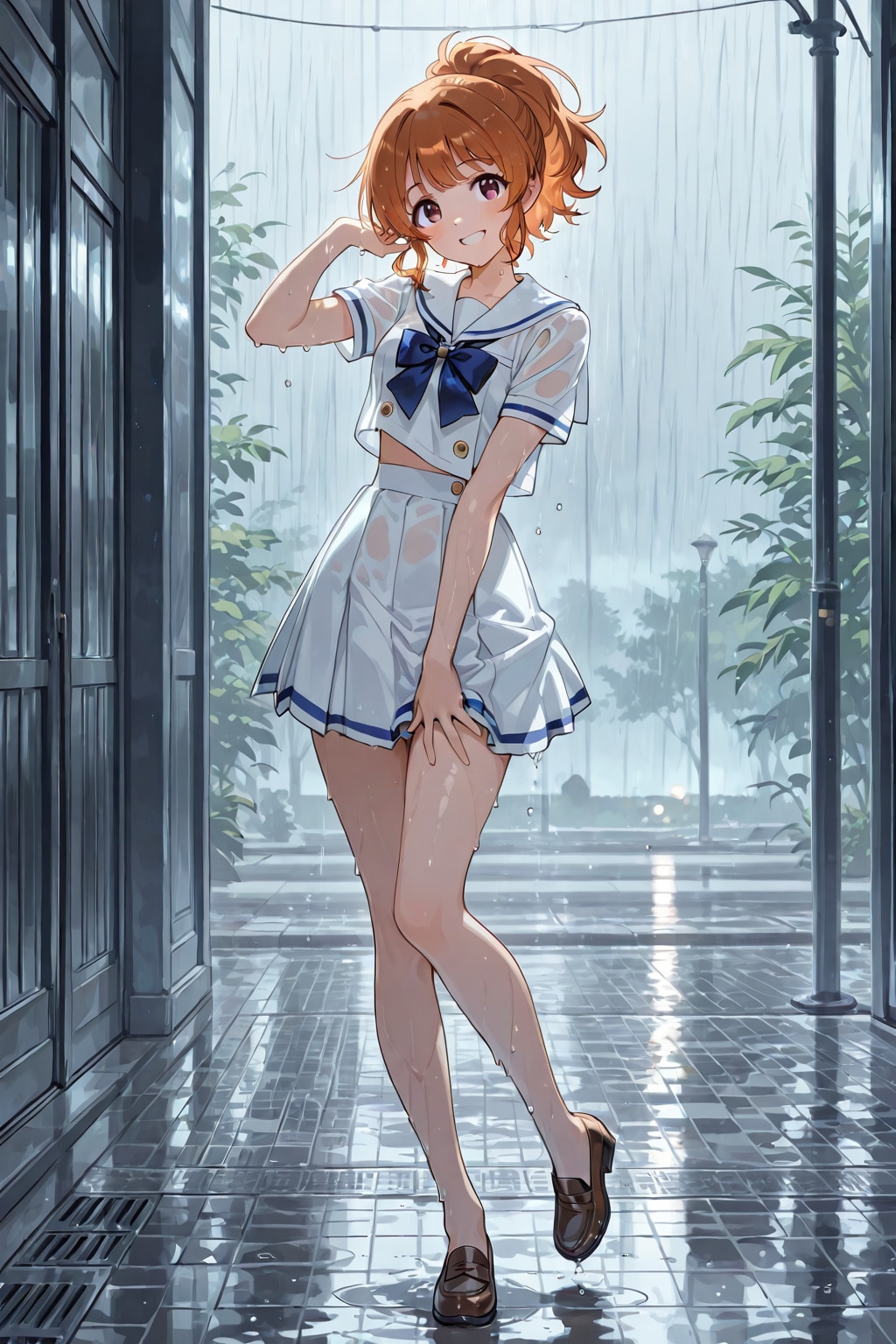 濡れちゃった❤
