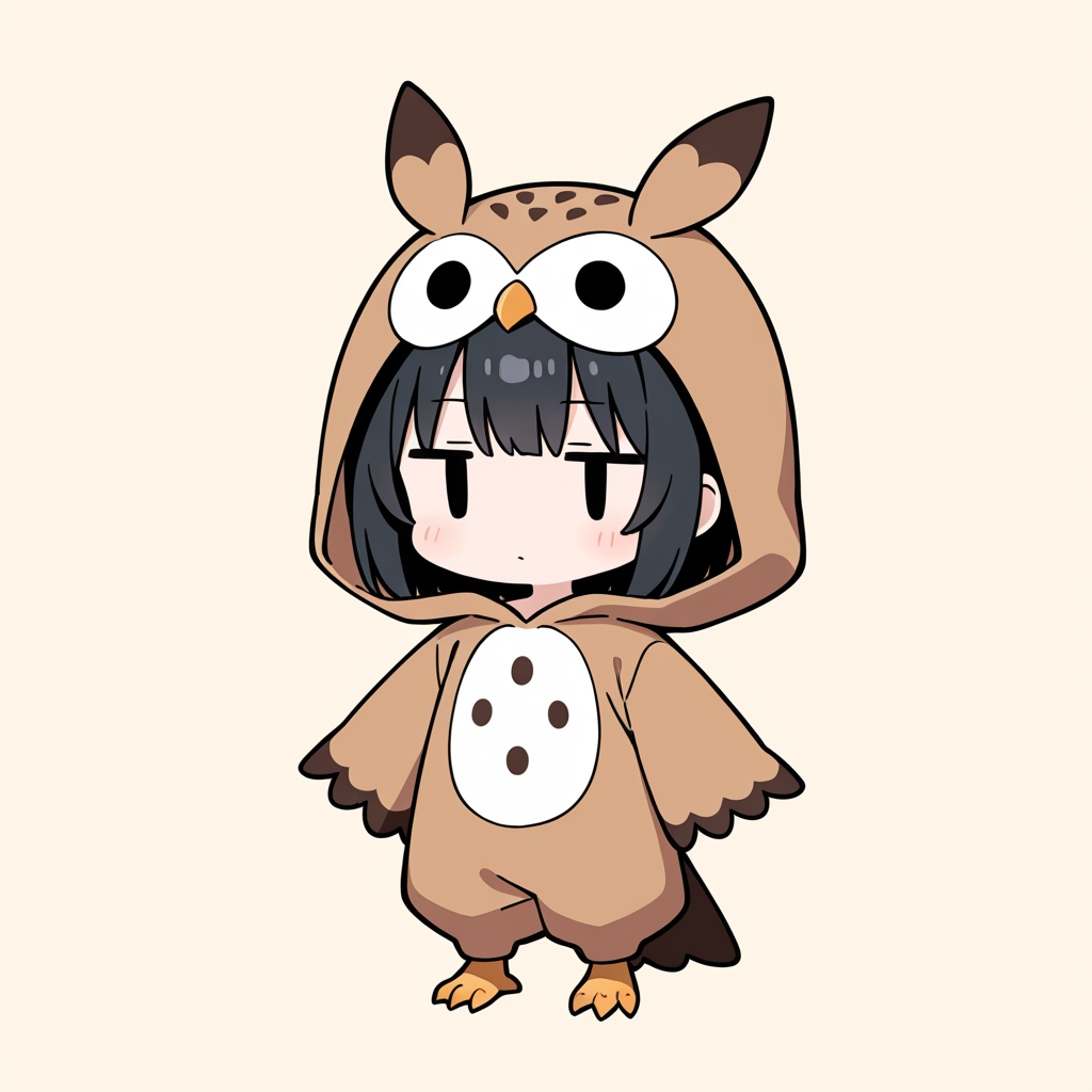 着ぐるみ着せ替え（フクロウ）