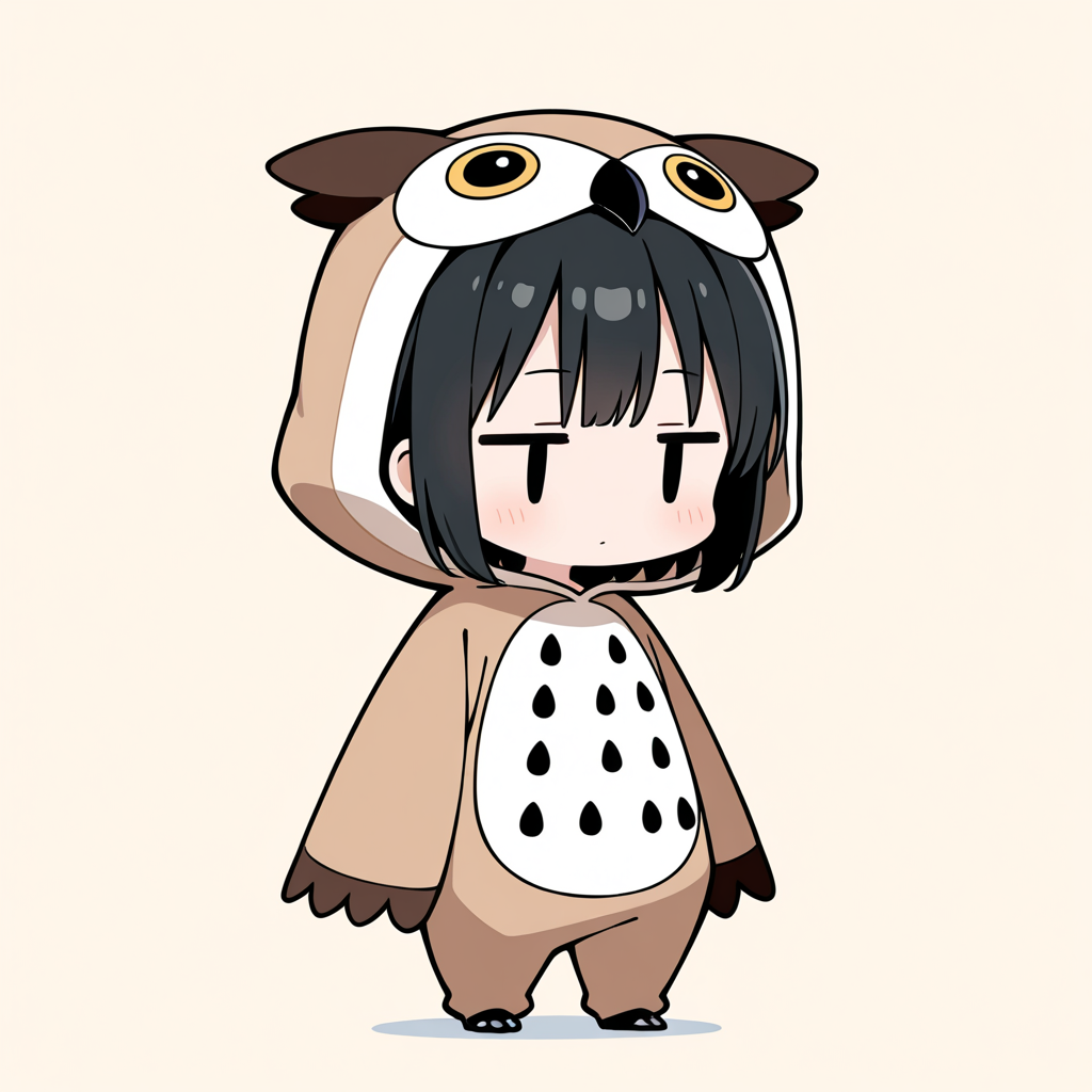 着ぐるみ着せ替え（フクロウ）