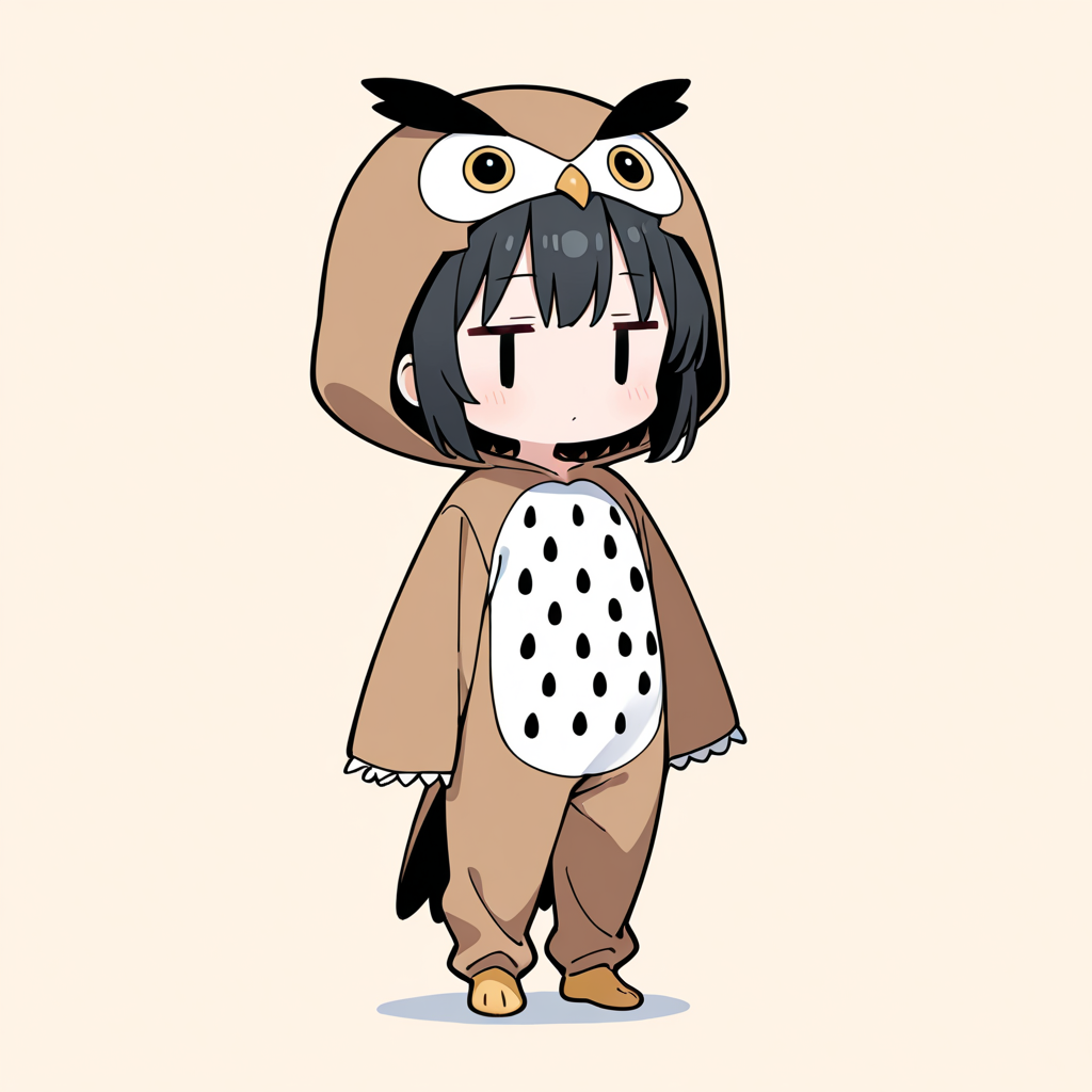 着ぐるみ着せ替え（フクロウ）