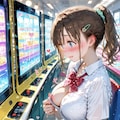 放課後のゲームセンターでおっぱい５ 2枚目