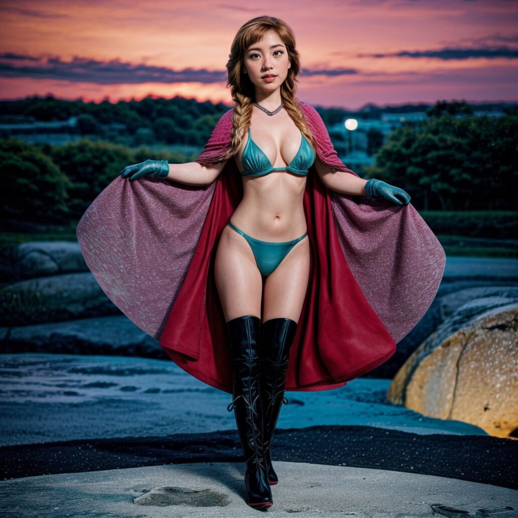 アナが雪の女王の城でセクシーコスプレイヤーに！ビキニ姿で魅了するアナの魔力