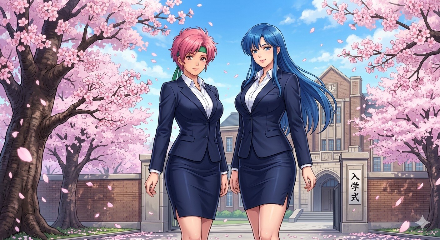 ケイとユリも入学式⁉