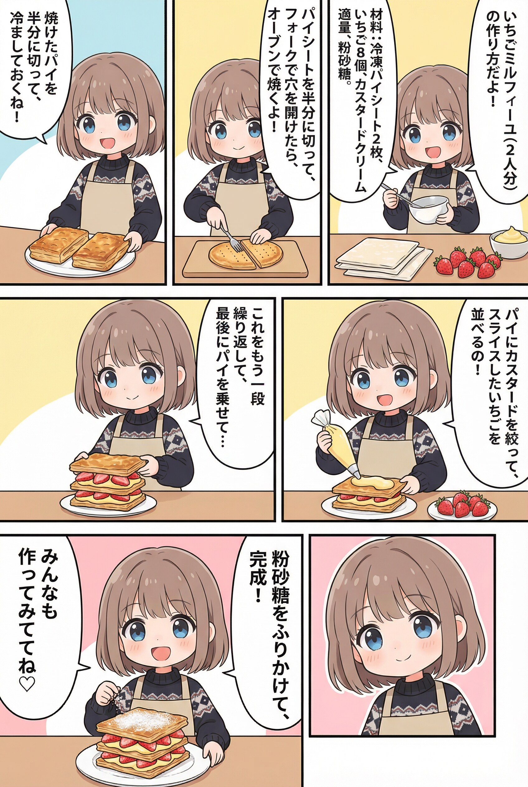 いちごミルフィーユ | の人気AIイラスト・グラビア