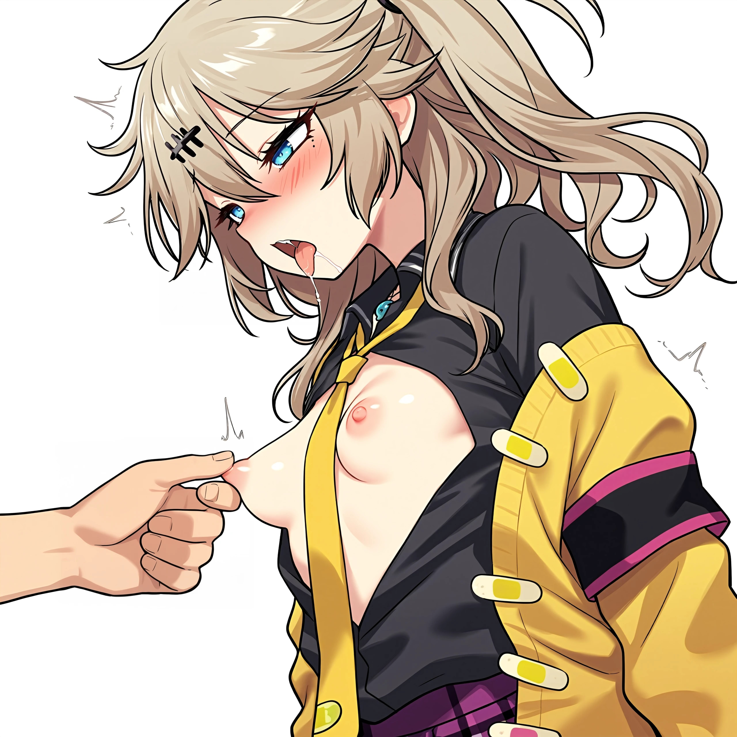 [3枚] 乳首責め　春日部つむぎ