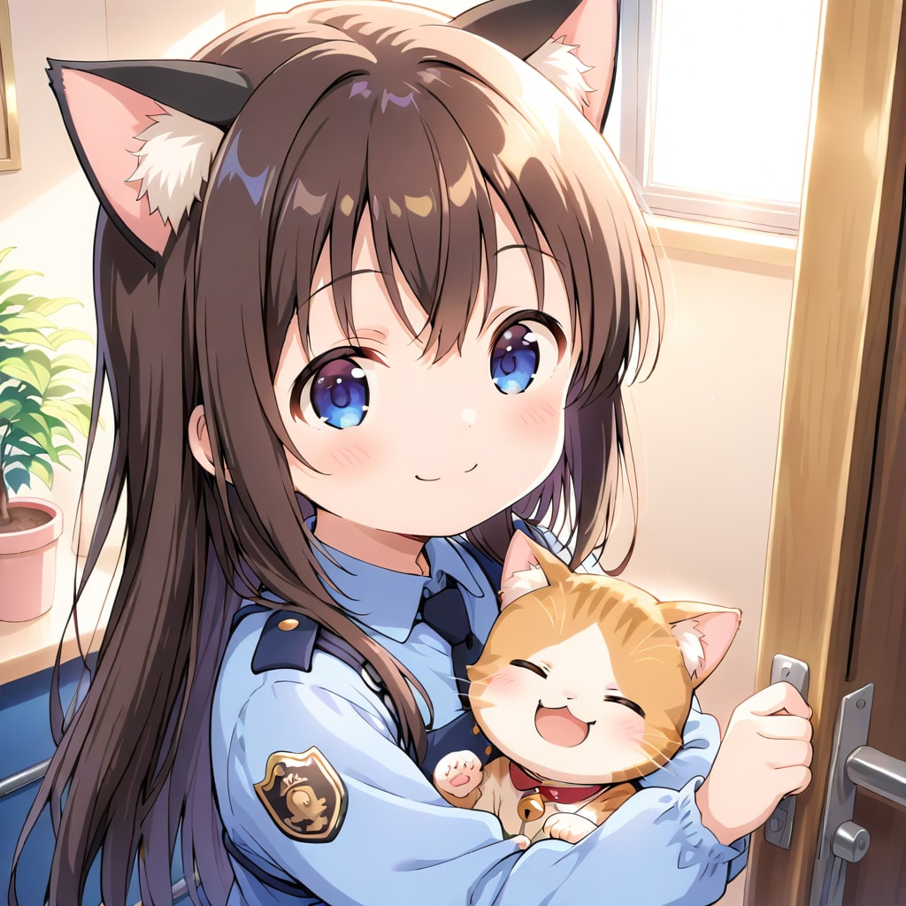 おまわりさんの小さな女の子 | の人気AIイラスト・グラビア