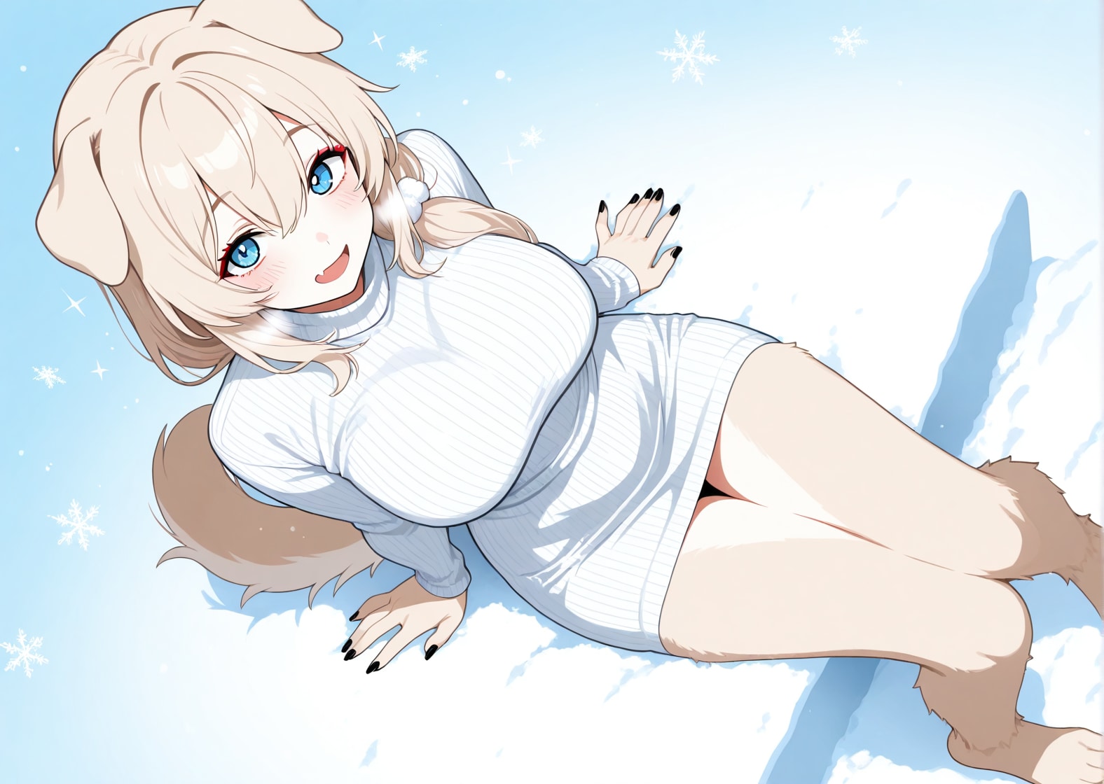 冬とルナ | の人気AIイラスト・グラビア