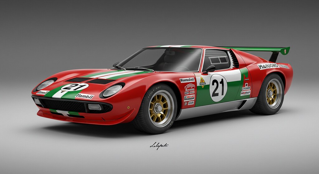 ランボルギーニミウラレーシングカー