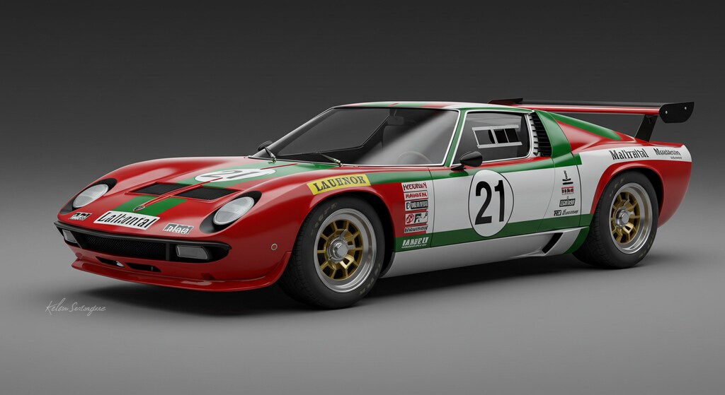 ランボルギーニミウラレーシングカー