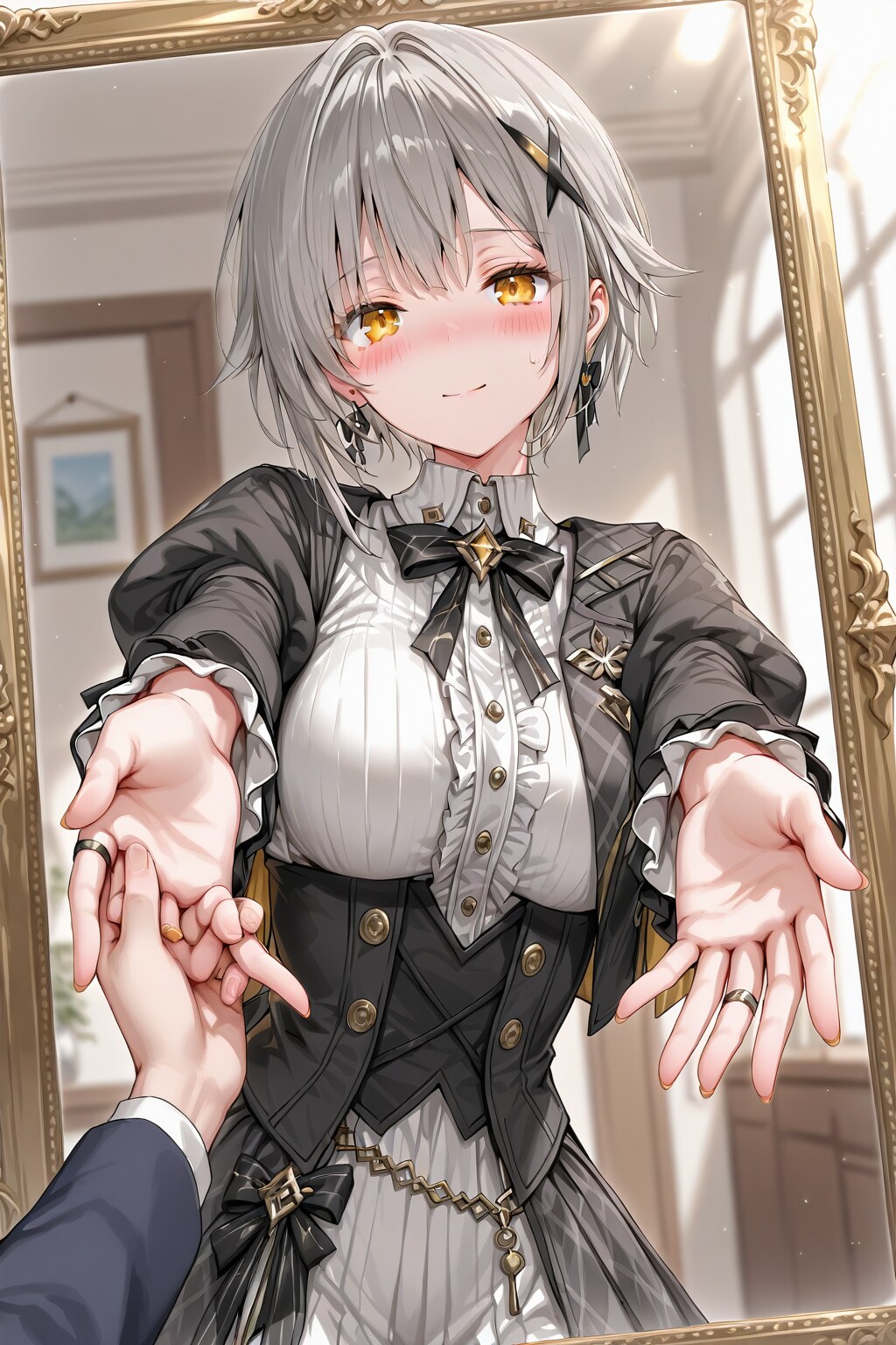 鏡の向こうから両手差し出して呼ぶの