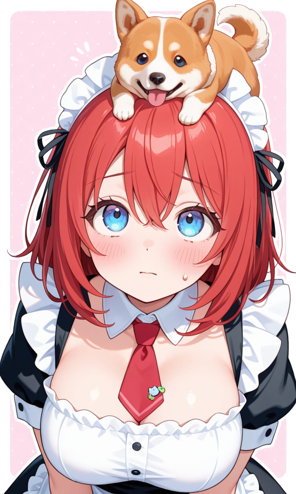 コーギーと赤毛ちゃん