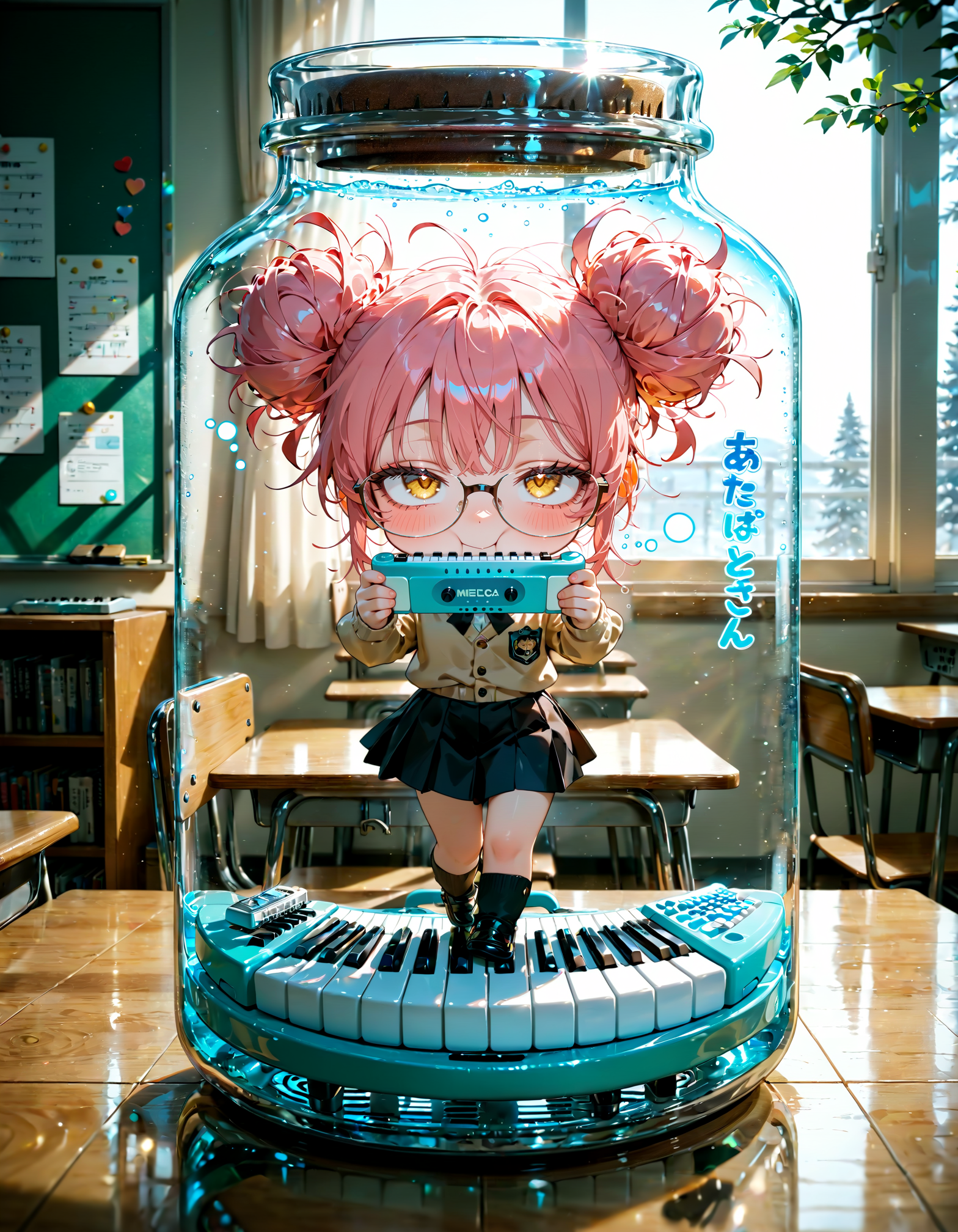 今日は何の日？　ケンハモ「メロディオン」の日 | の人気AIイラスト・グラビア