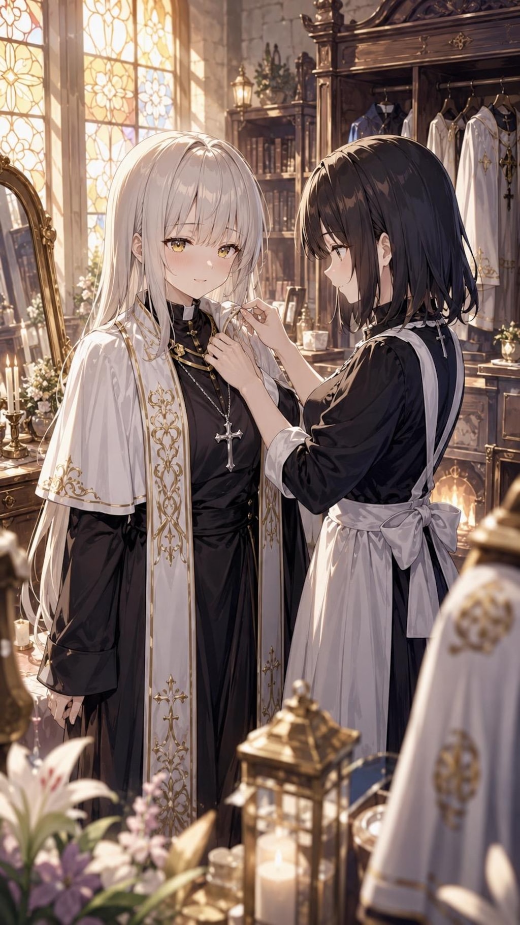 司教様のお着替え係