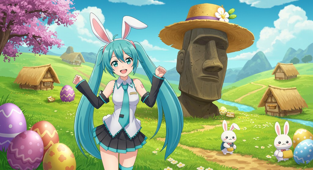 初音ミクとイースター島　リメイク版